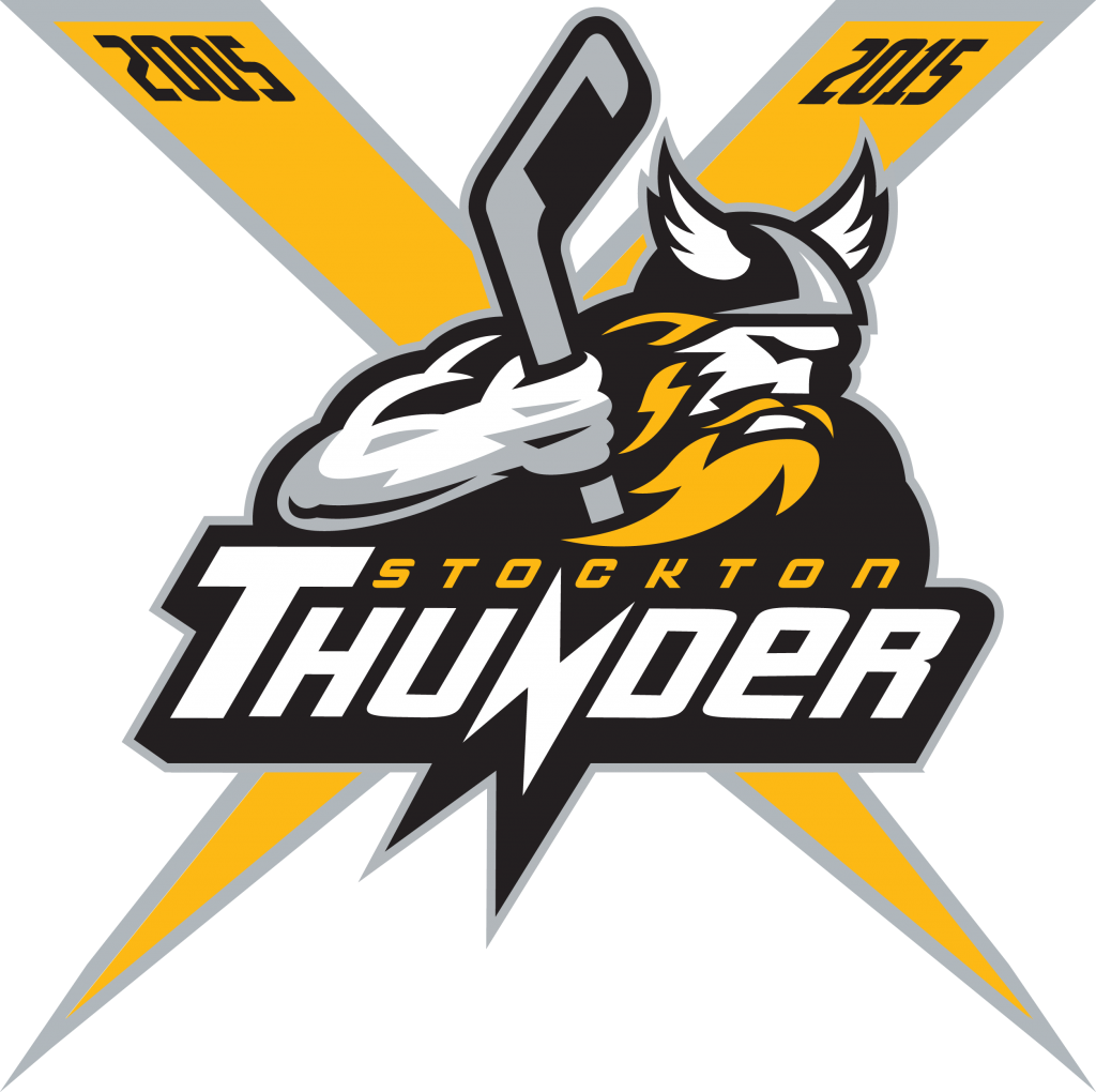 10th Anniversary Stockton Thunder Logo (Designed 2014)