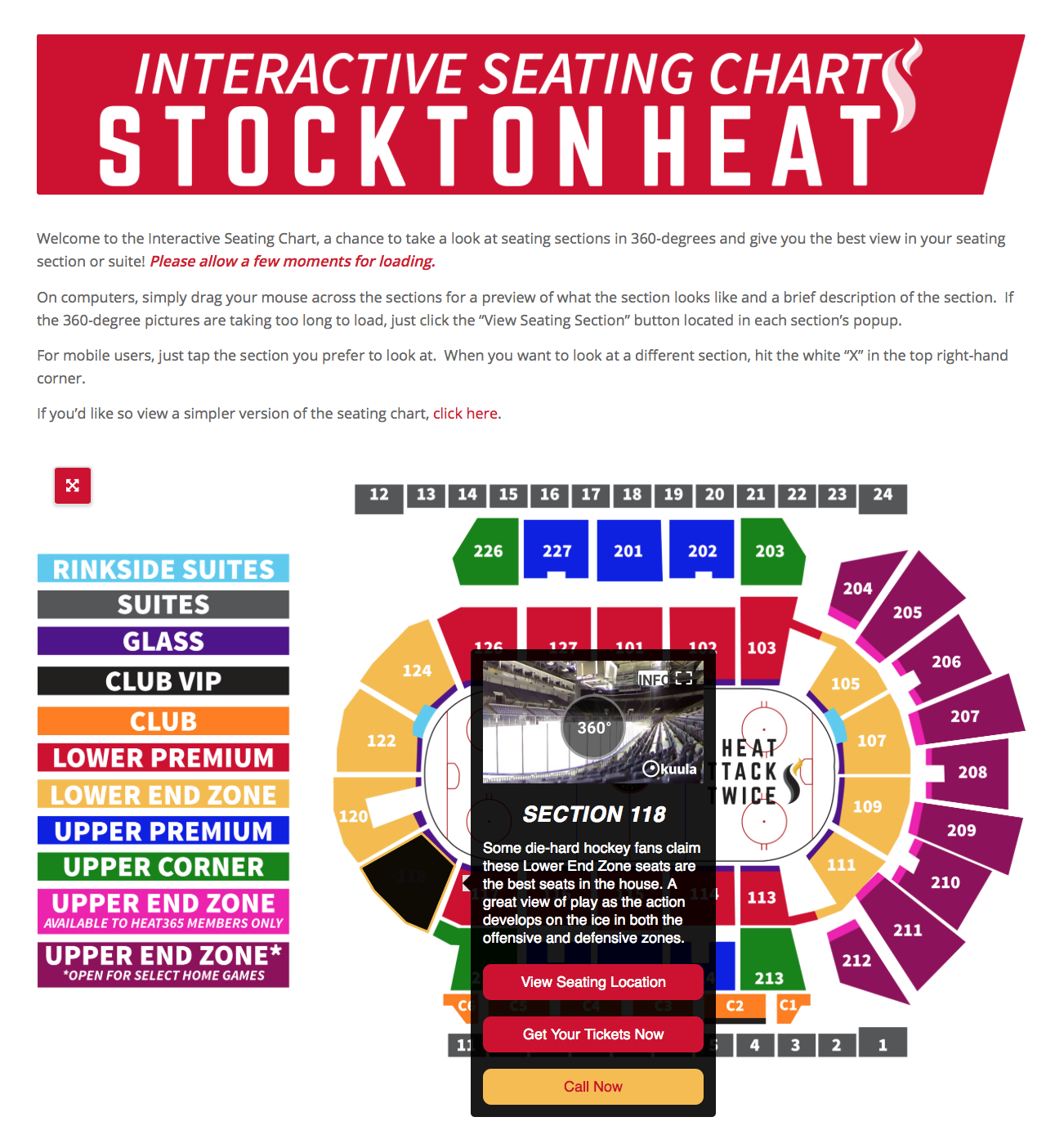 Stockton Heat Arena Seating Chart